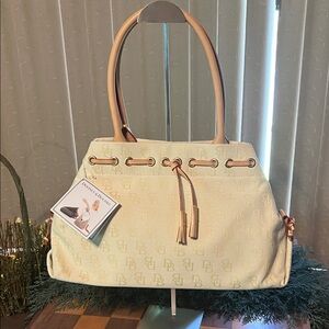 Dooney & Bourke Cream Shoulder Bag